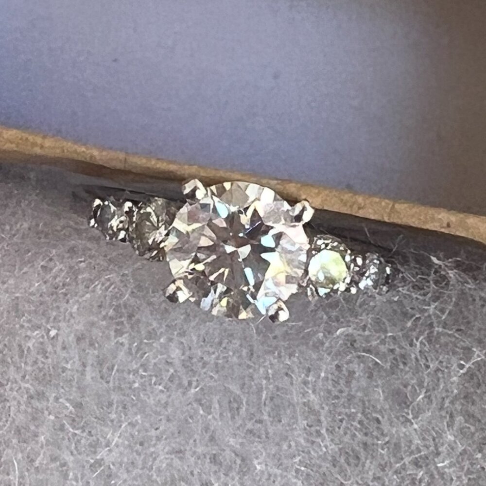 1.5 TCW Round Engagement Ring